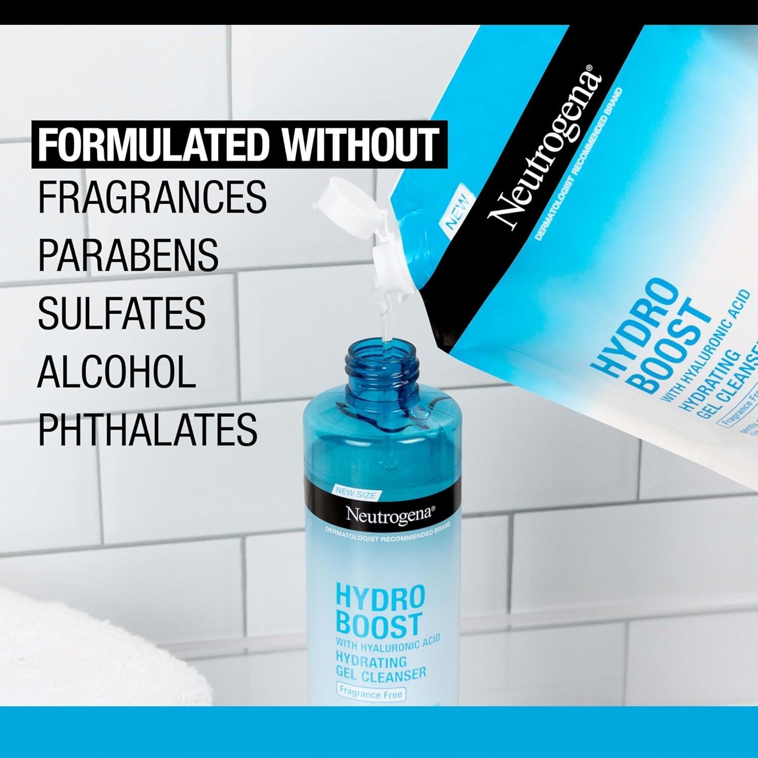 Gel Limpiador Facial Hidratante Neutrogena Hydro Boost 473 ml