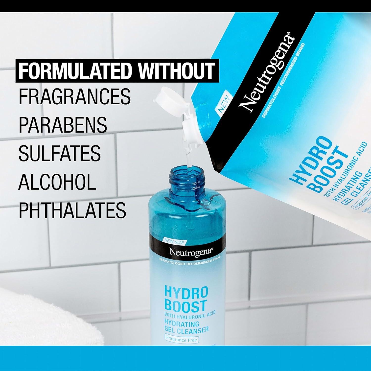 Gel Limpiador Facial Hidratante Neutrogena Hydro Boost 473 ml