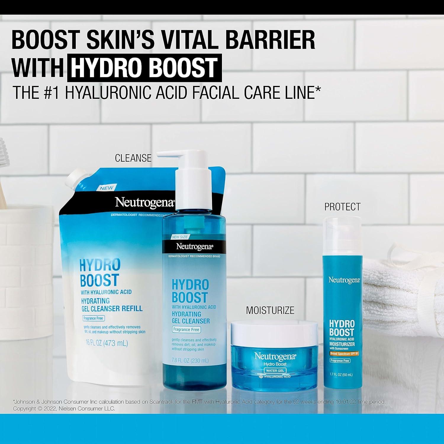 Gel Limpiador Facial Hidratante Neutrogena Hydro Boost 473 ml