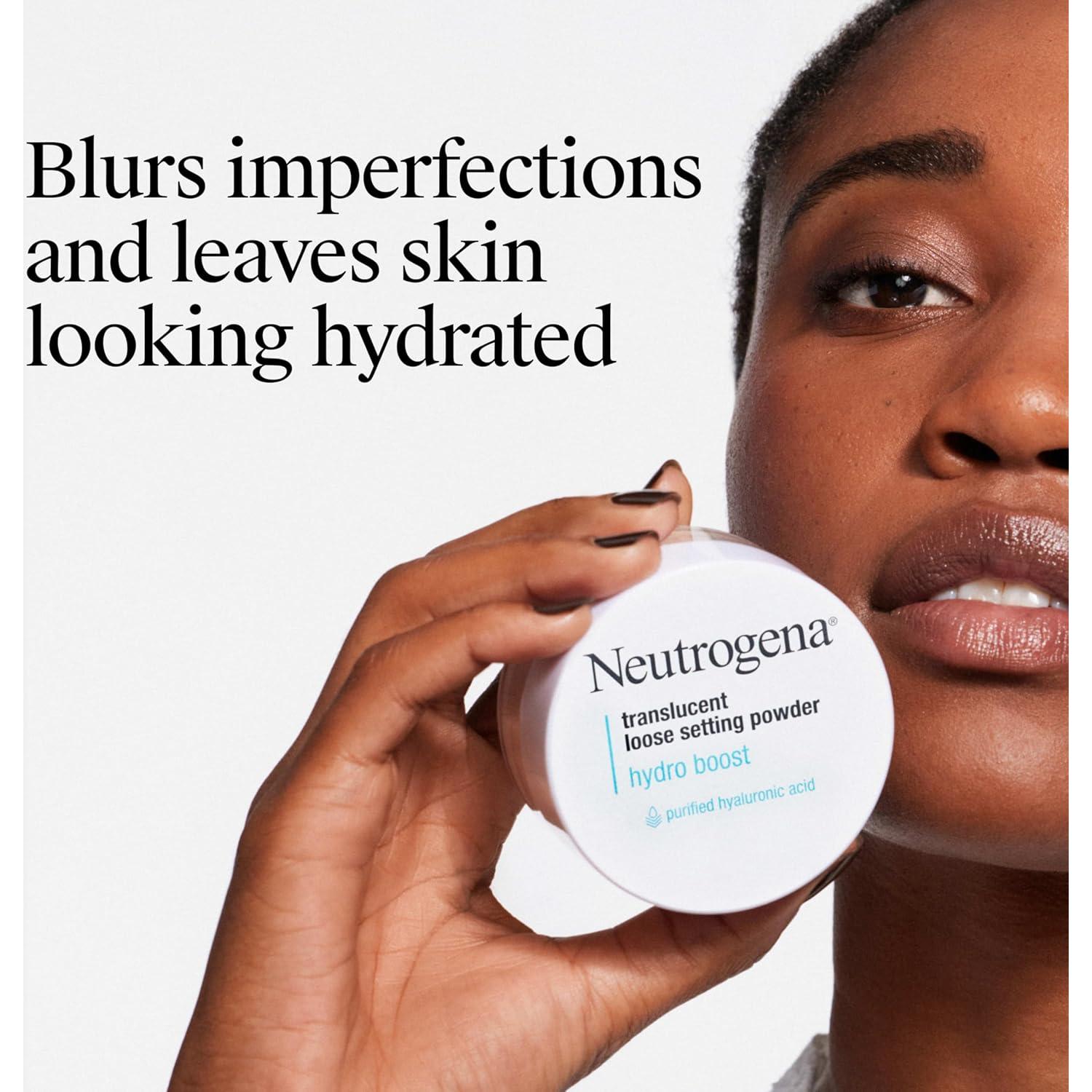 Polvo Suelto Fijador Translucido Neutrogena Hydro Boost 12.5 g