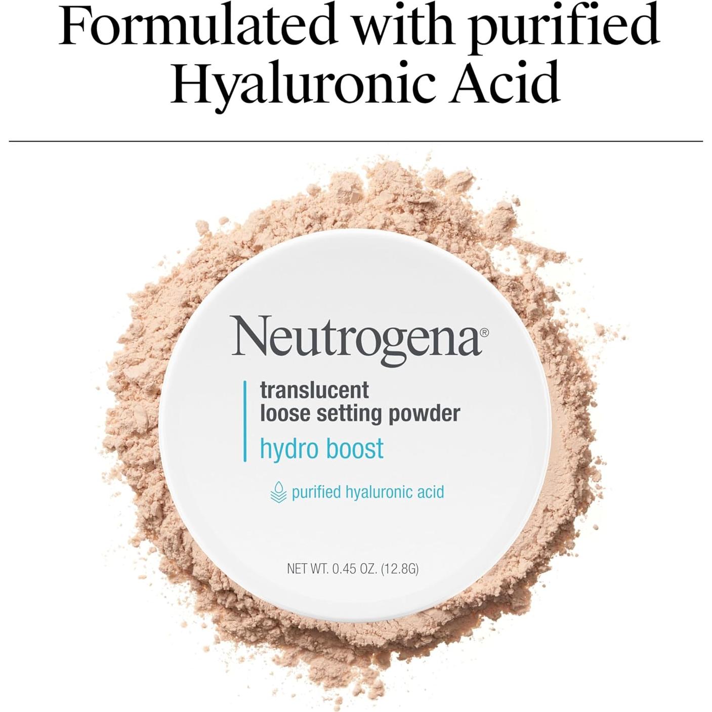 Polvo Suelto Fijador Translucido Neutrogena Hydro Boost 12.5 g