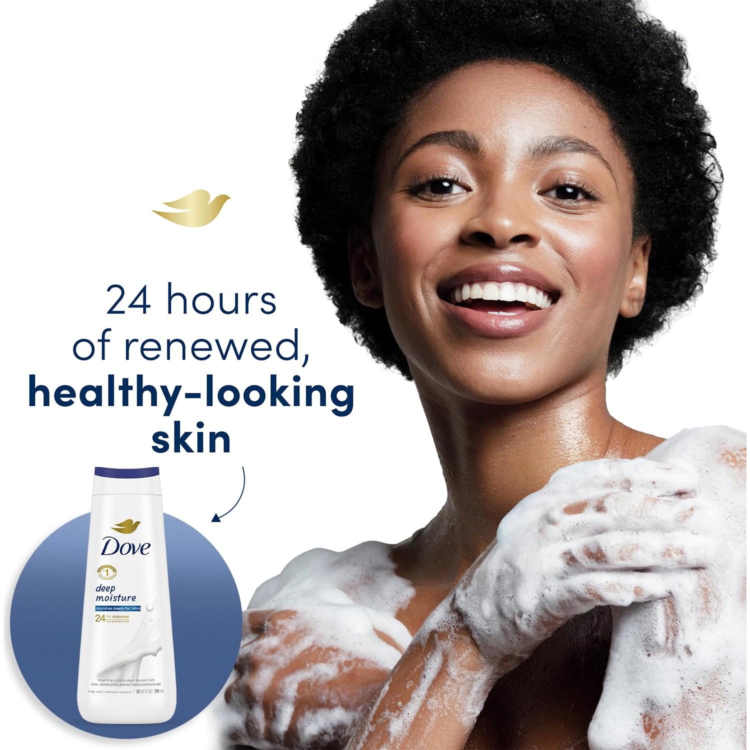 Dove Champú y Acondicionador 2 en 1 510g + Gel de Ducha 567g