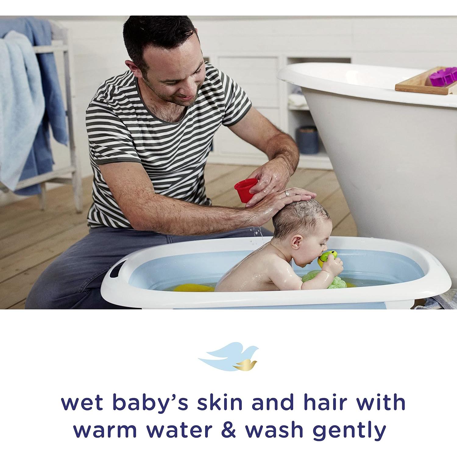 Jabón Hipoalergénico Baby Dove 20 oz Hidratación Rica Bebés