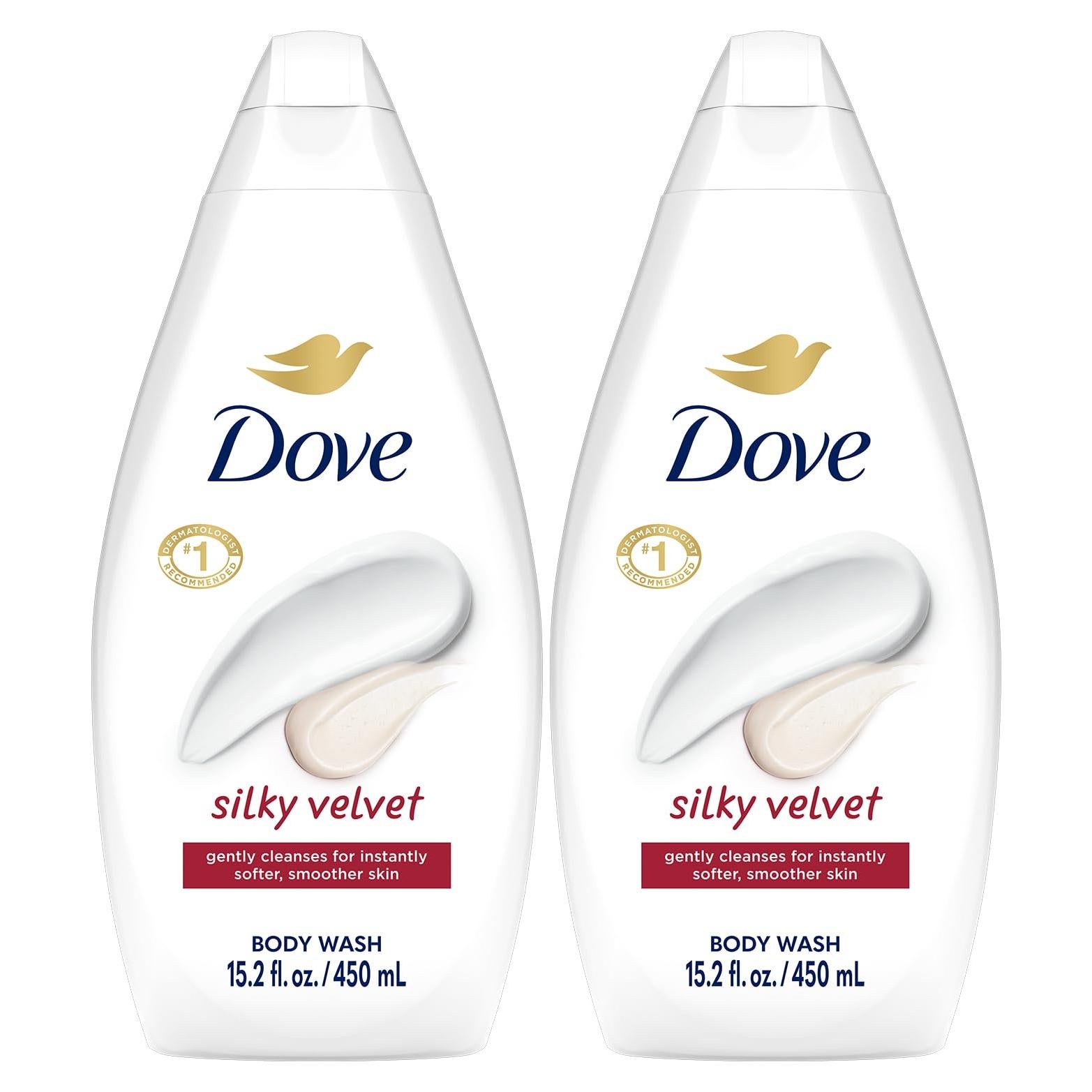 Dove Gel de Ducha Terciopelo Sedoso 2-Pack 431.5 g
