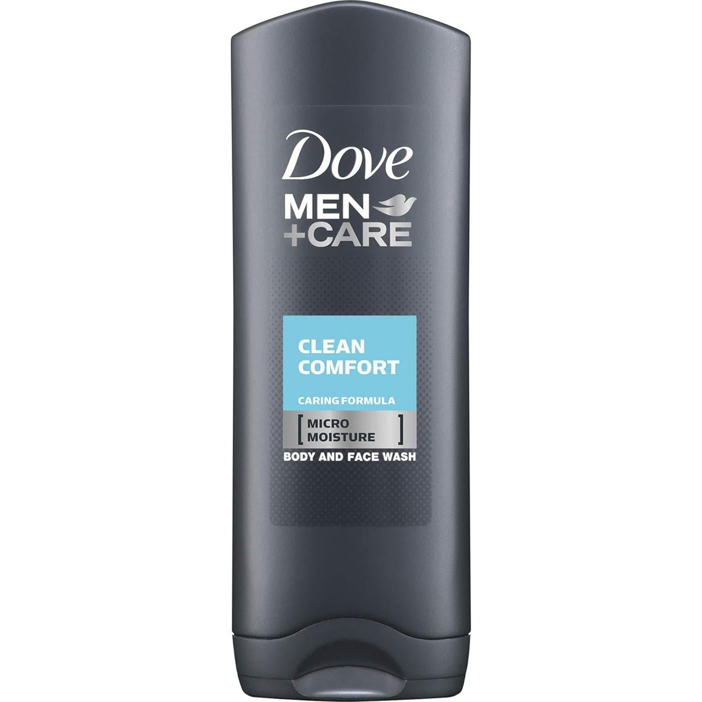 Gel de Ducha Dove Men+Care Comodidad Limpia 400 mL x 6