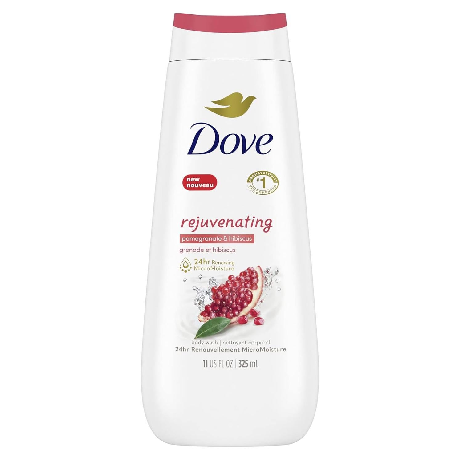 Gel de Ducha Rejuvenecedor Dove 325 ml Granada y Hibisco