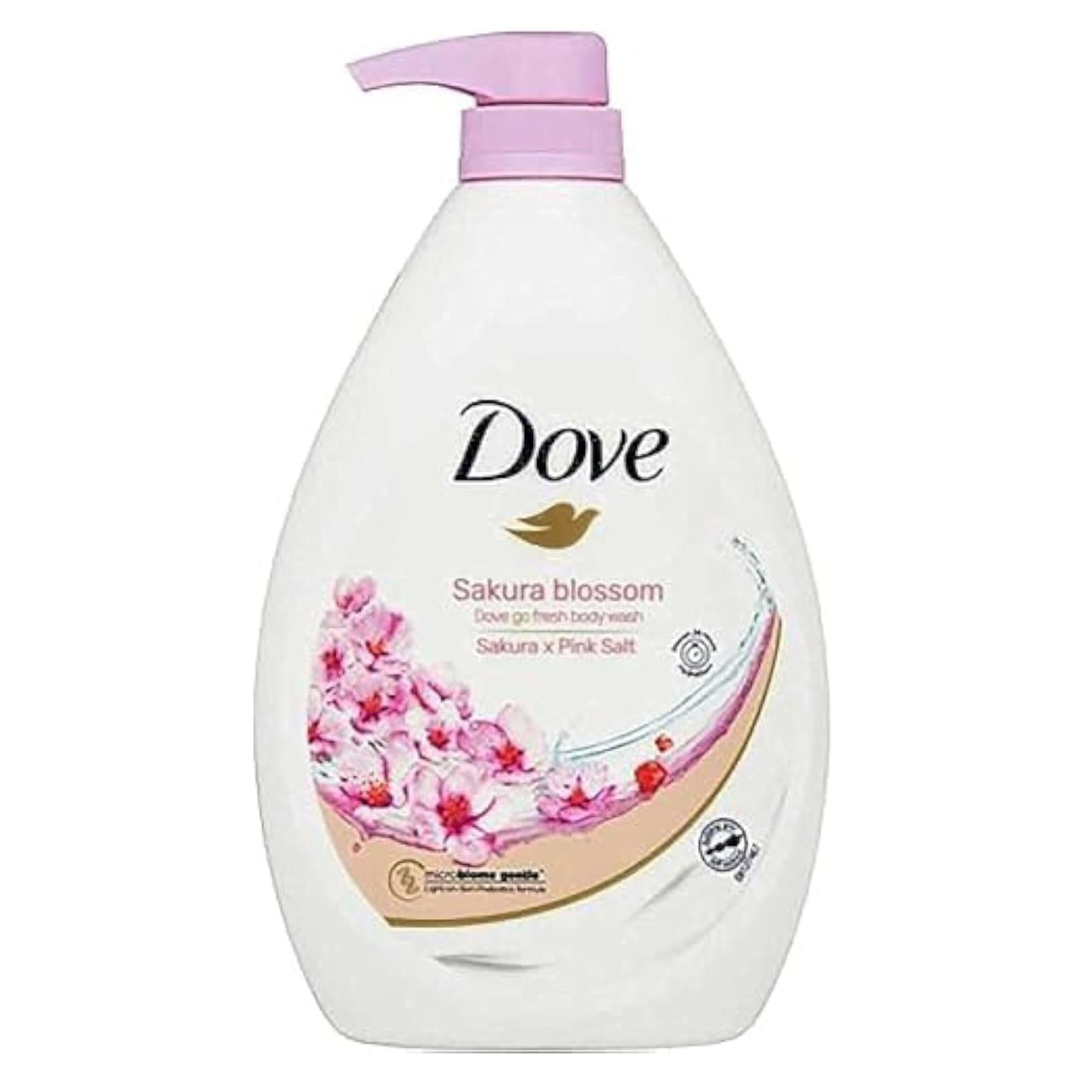 Gel de Ducha Dove Go Fresh Flor de Sakura 1L Hidratante