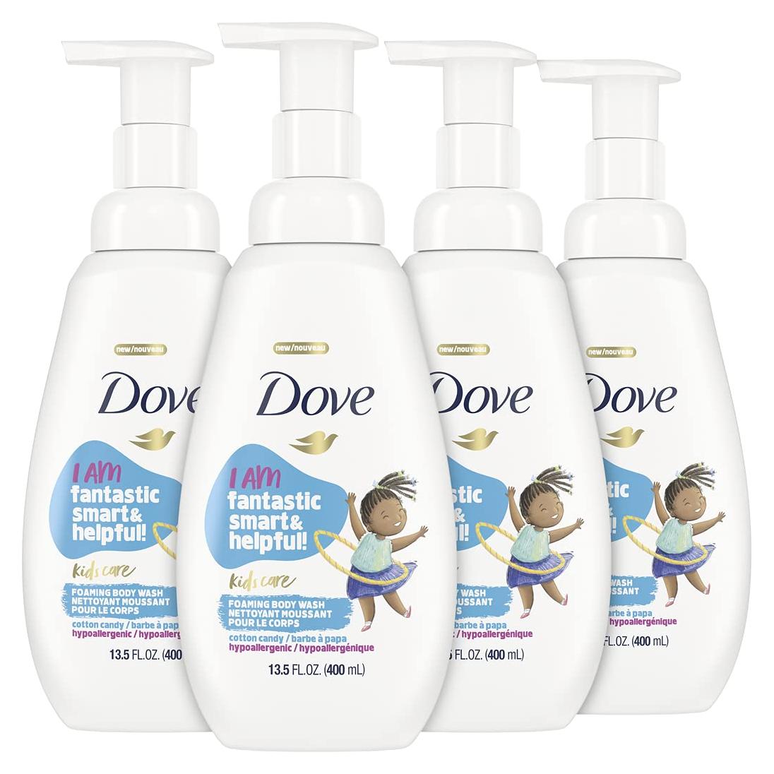 Jabón Espumoso para Cuerpo Dove Kids Care 400 ml Algodón de Azúcar