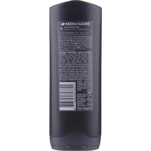 Gel de Ducha y Cara Dove Men Care Hidratante 250 ml Pack 2