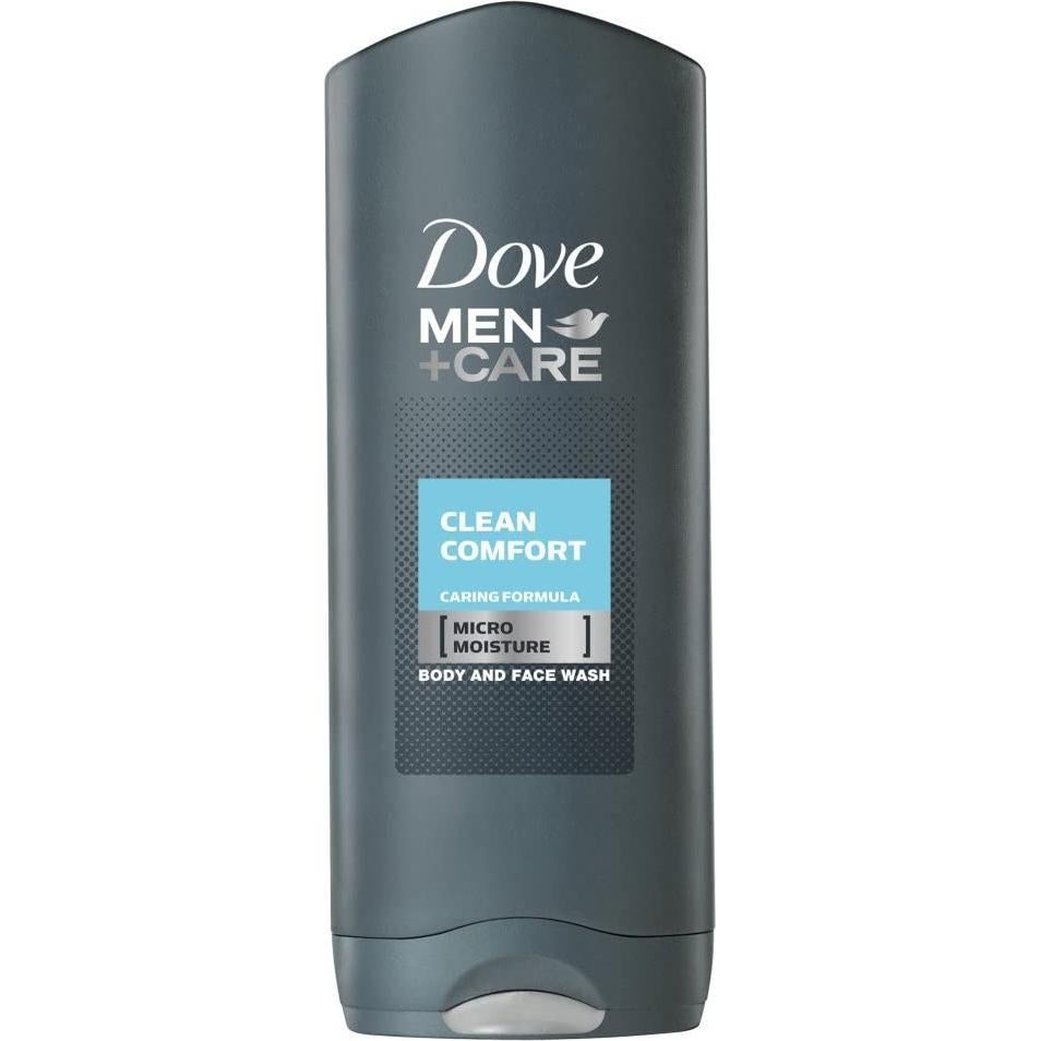Gel de Ducha y Cara Dove Men Care Hidratante 250 ml Pack 2