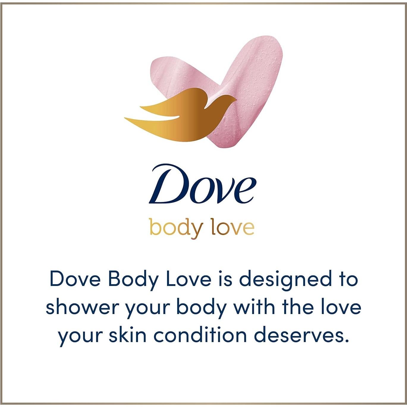 Limpiador Corporal Dove Body Love 496g Piel Hiper-Reactiva Sin Fragancia
