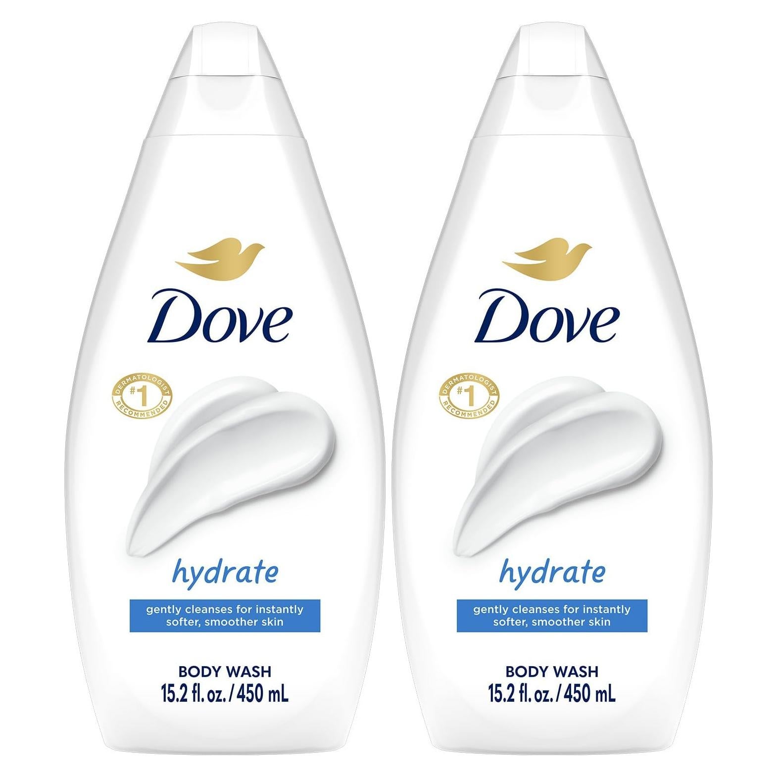 Dove Gel de Ducha Hidratante 2-Pack 430g - Cuidado Suave Piel