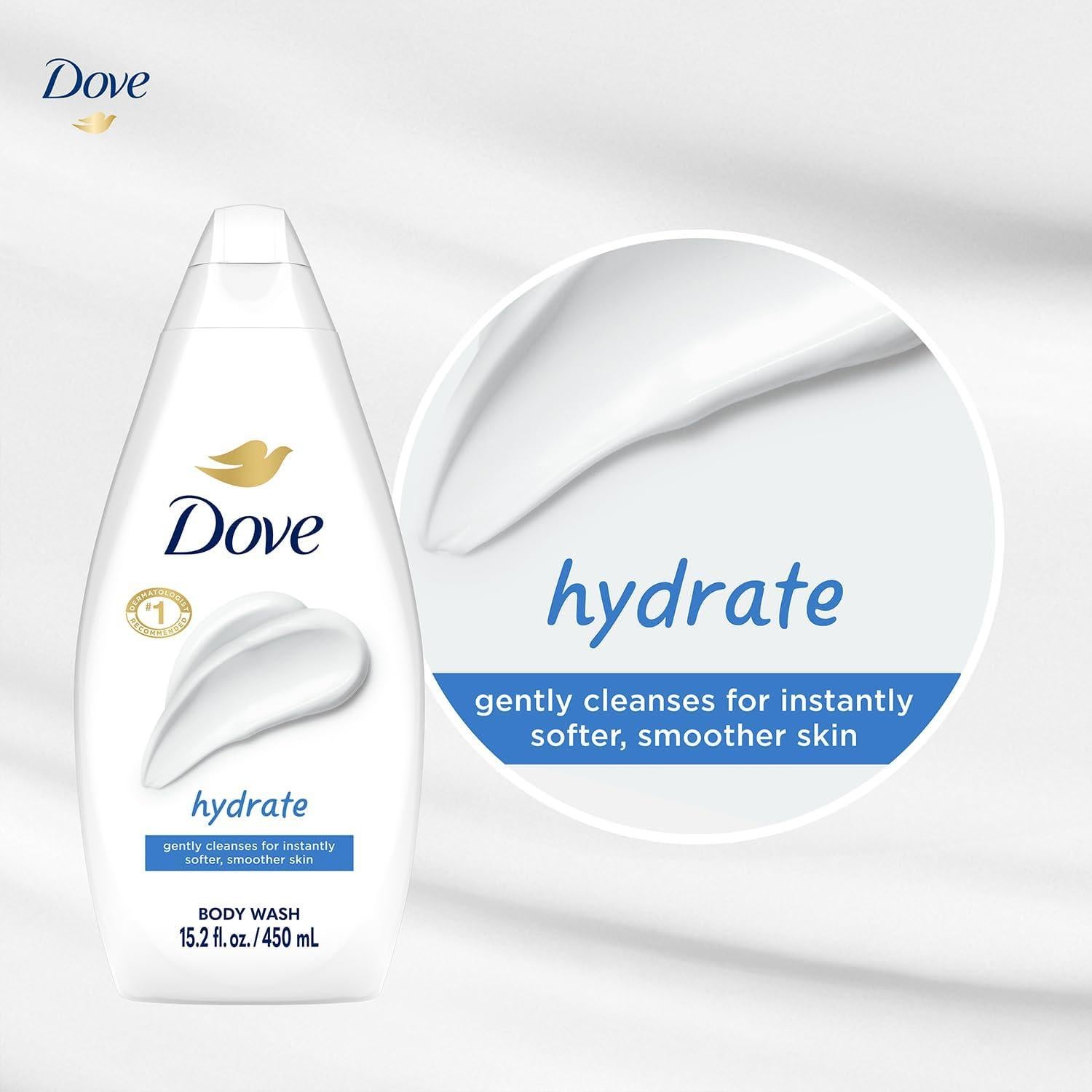 Dove Gel de Ducha Hidratante 2-Pack 430g - Cuidado Suave Piel