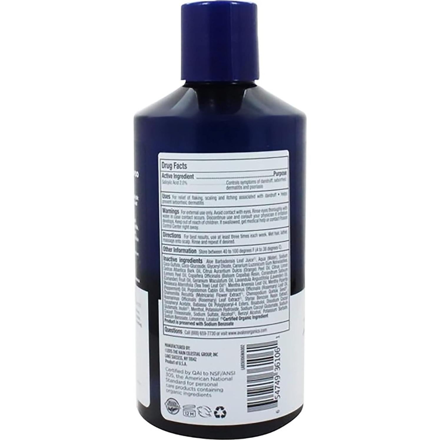 Champú Anticaspa Avalon Organics Therapy 396 g - Natural