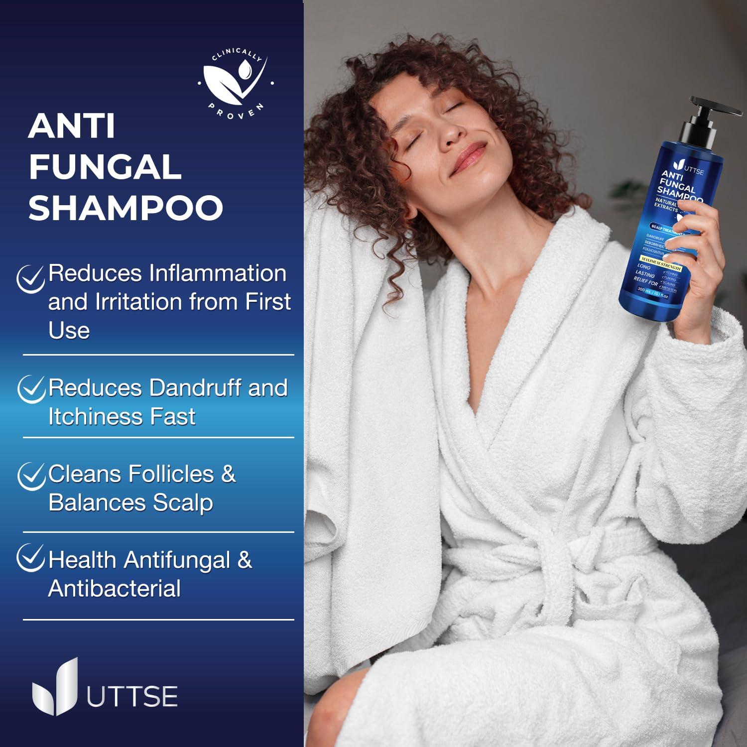 Champú Antifúngico UTTSE 300 mL para Psoriasis y Caspa