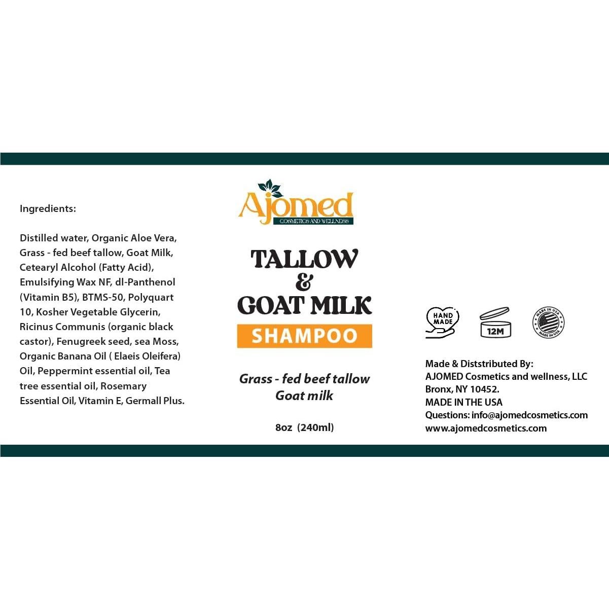 Champú y Acondicionador de Musgo Marino y Leche de Cabra 240ml