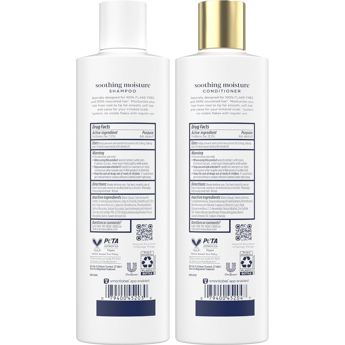 Conjunto Champú y Acondicionador Dove Anticaspa 340 g