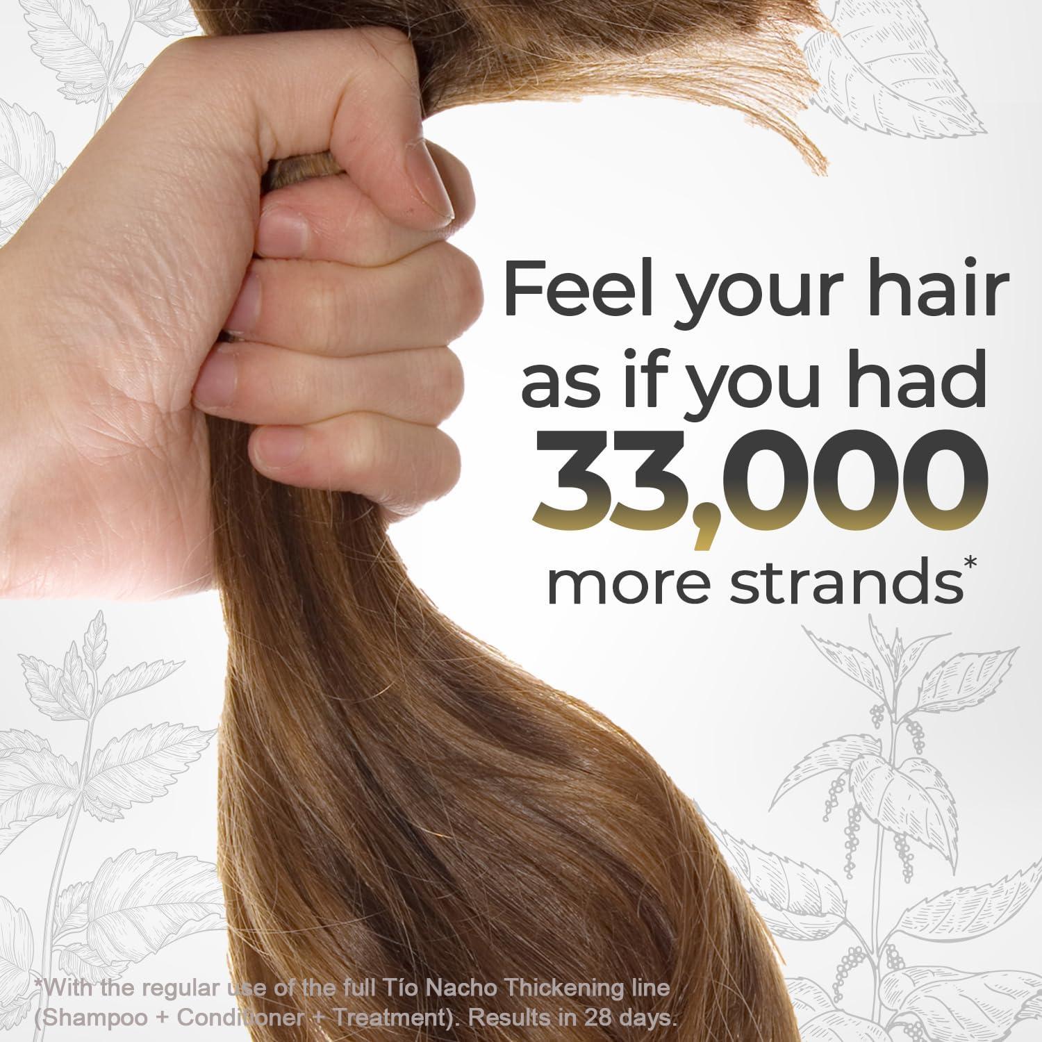 Champú Voluminizador Tio Nacho 414ml - Anti Caída y Engrosador