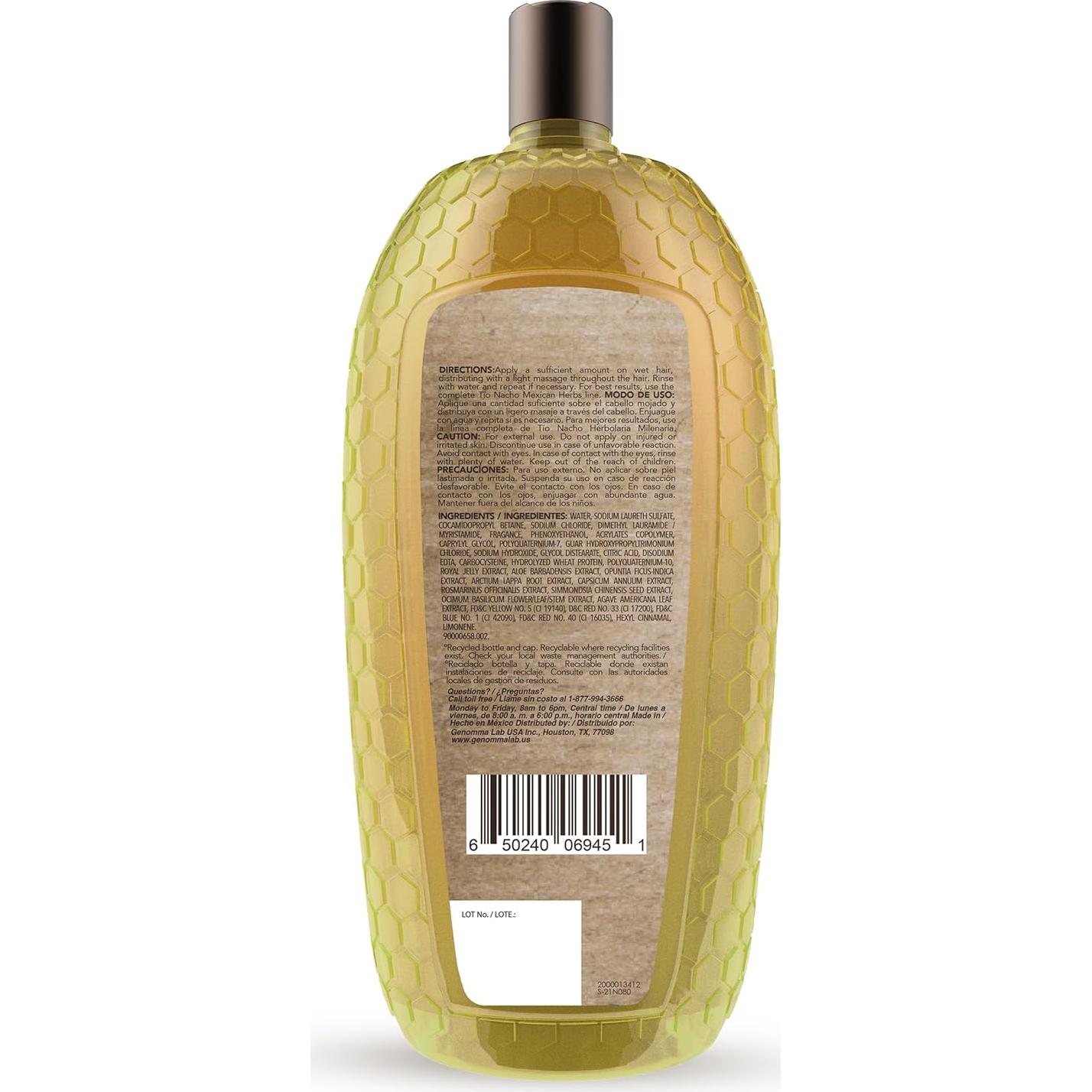 Champú Tio Nacho de Hierbas Mexicanas 946 ml Fortalecedor