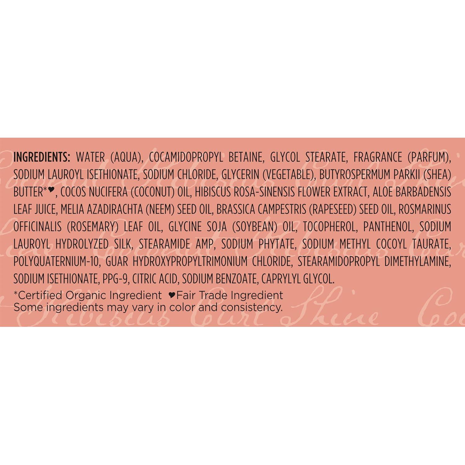 Champú SheaMoisture Coco y Hibisco 680 g para Cabello Rizado