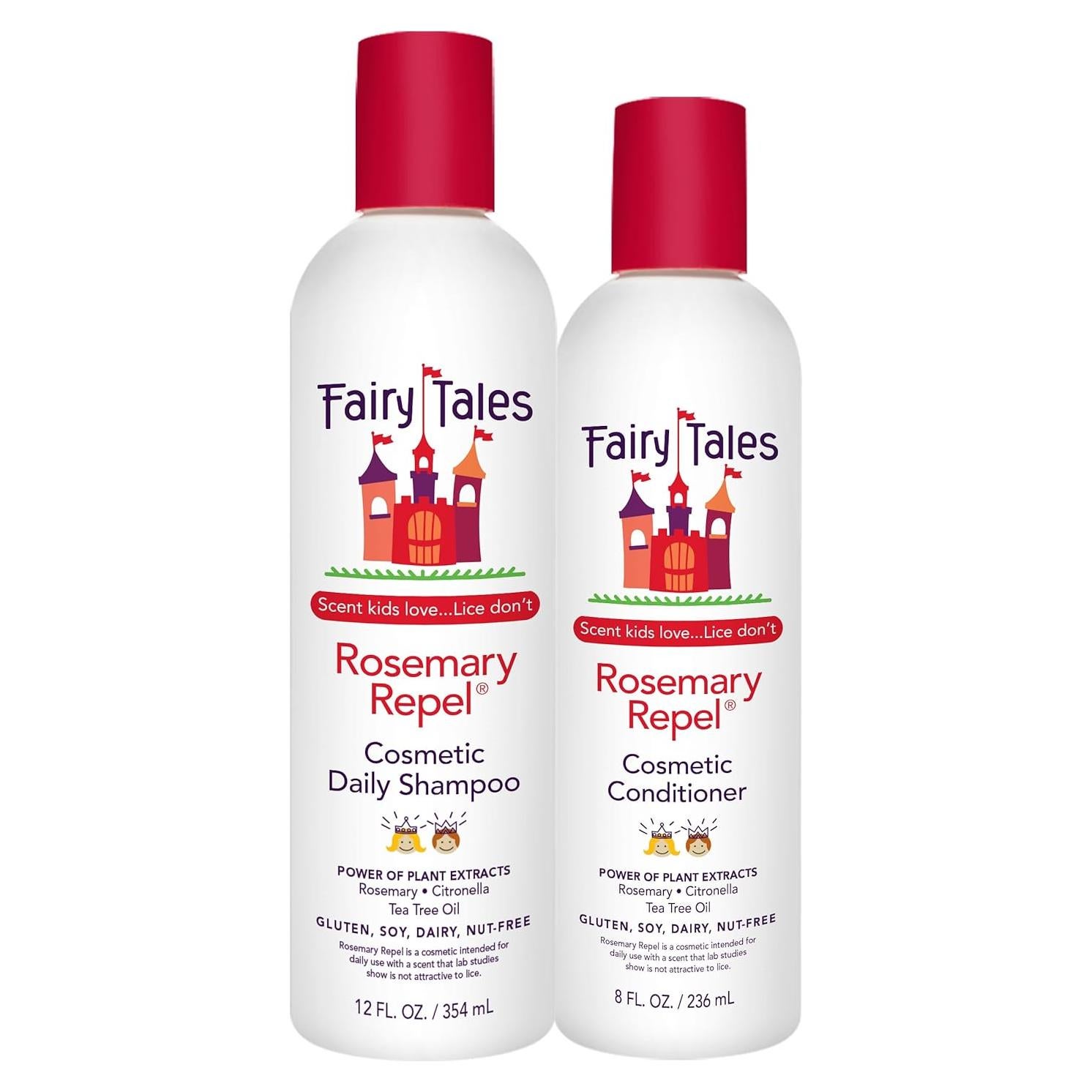Champú y Acondicionador Repelente de Romero Fairy Tales 590 ml