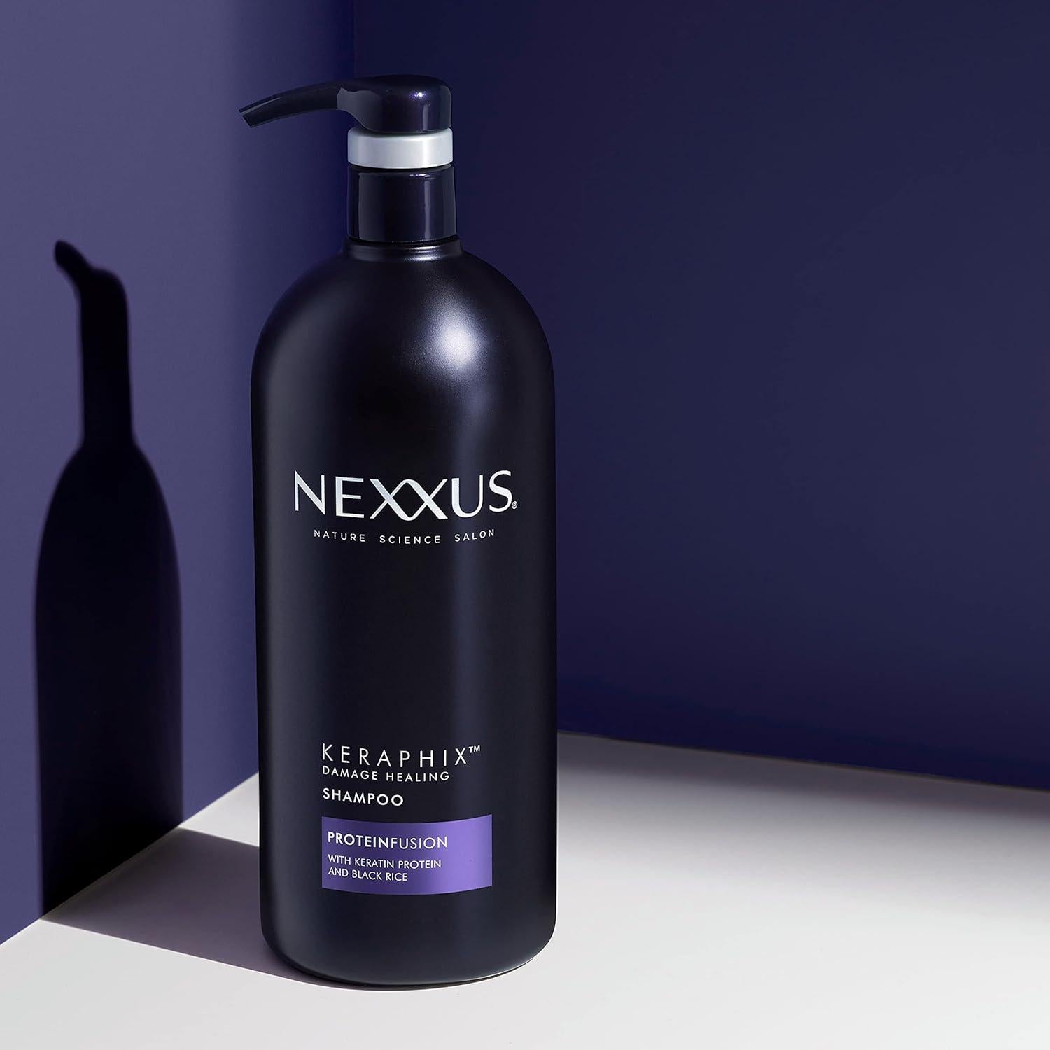 Champú Nexxus Keraphix 1 L con Queratina y Arroz Negro
