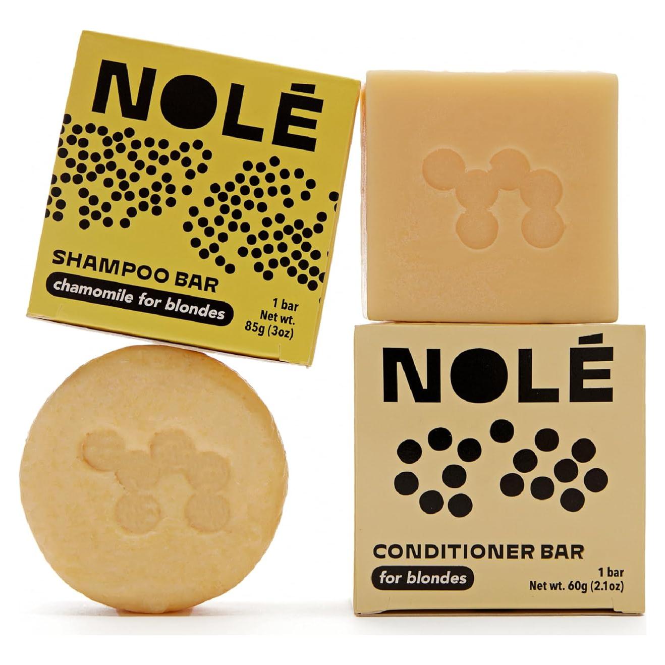 Champú y Acondicionador en Barra NOLE CARE Manzanilla 145 g