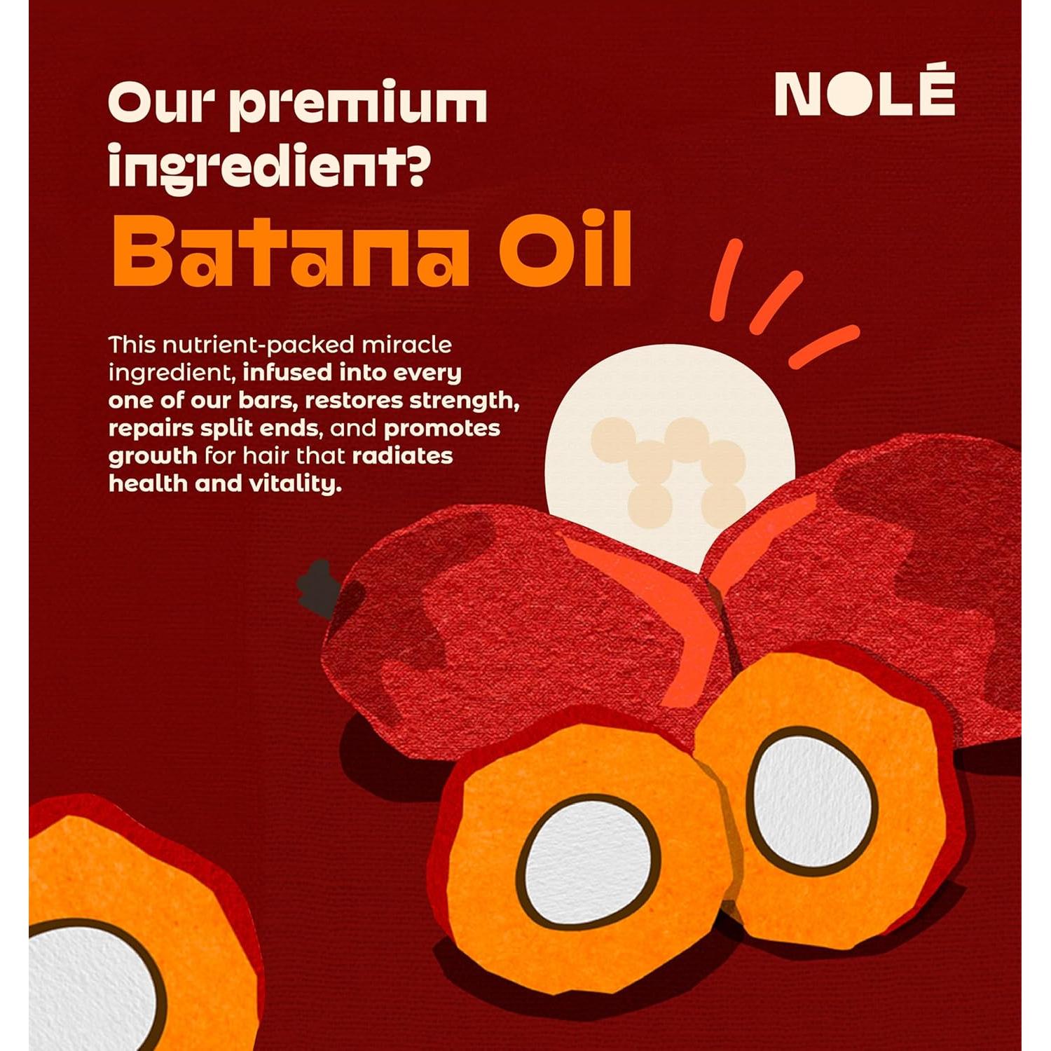 Champú y Acondicionador en Barra NOLE CARE Manzanilla 145 g