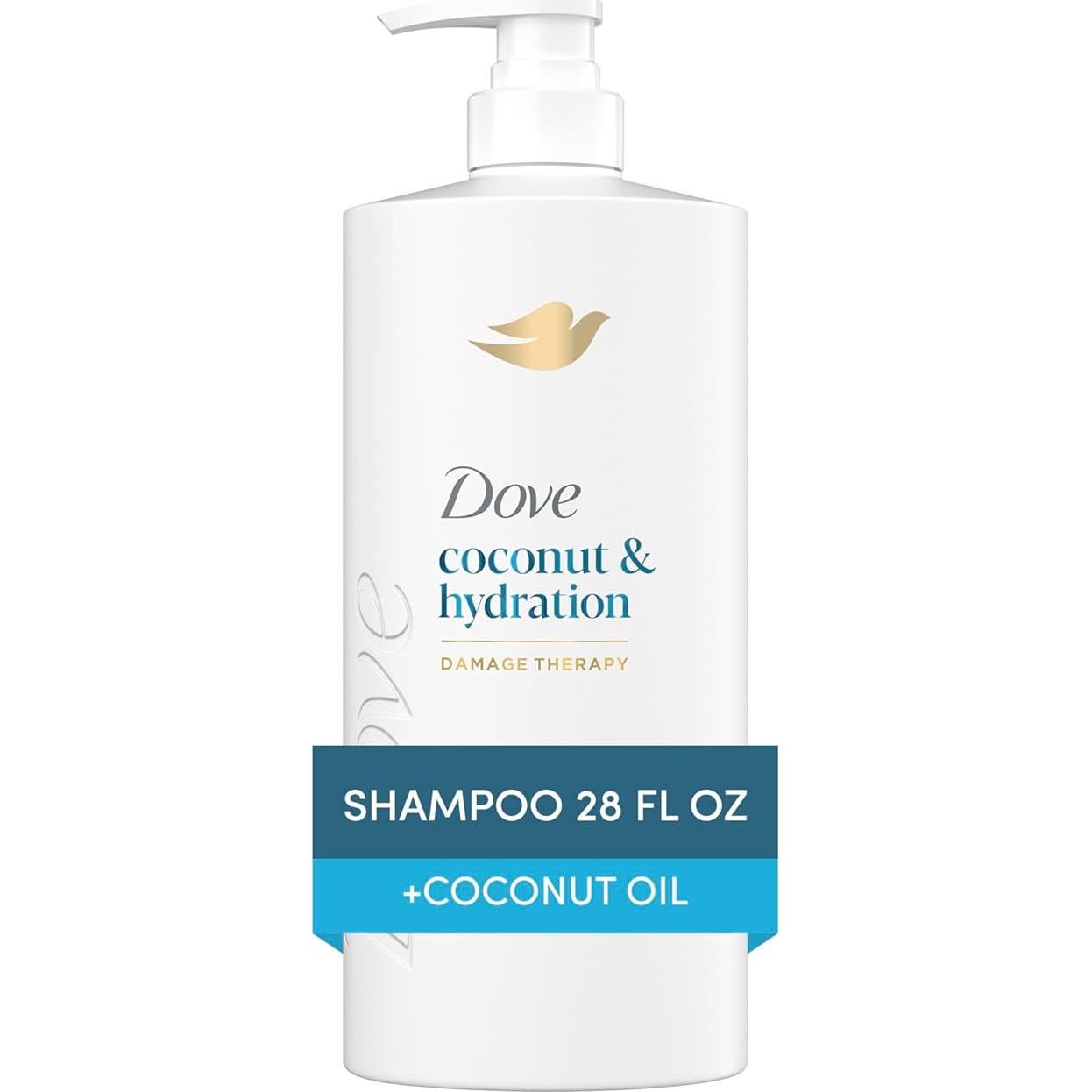 Champú Dove Coco e Hidratación 828 ml - Cabello Seco