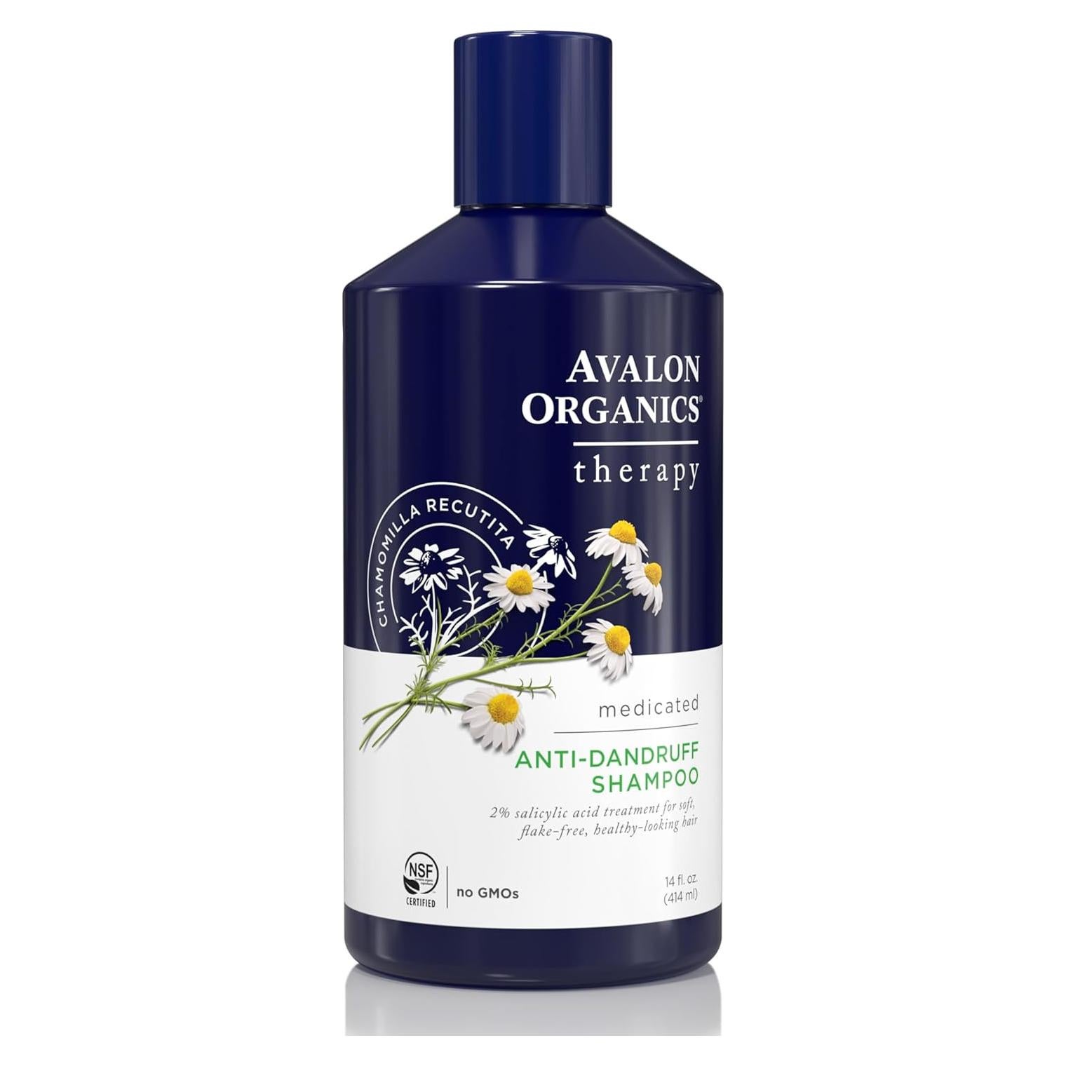 Champú Anticaspa Avalon Organics 414ml - Suave y Libre de Escamas