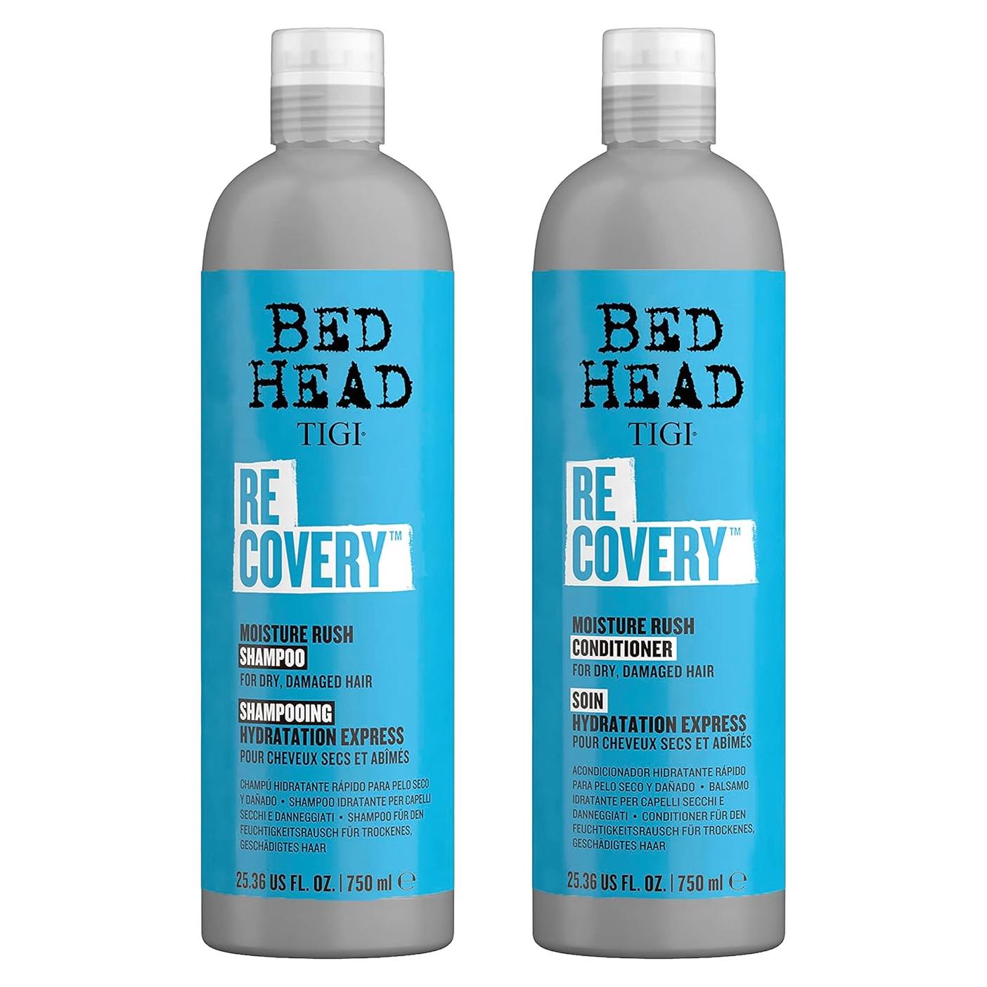 Juego de Champú y Acondicionador Bed Head Recovery 750 ml x2