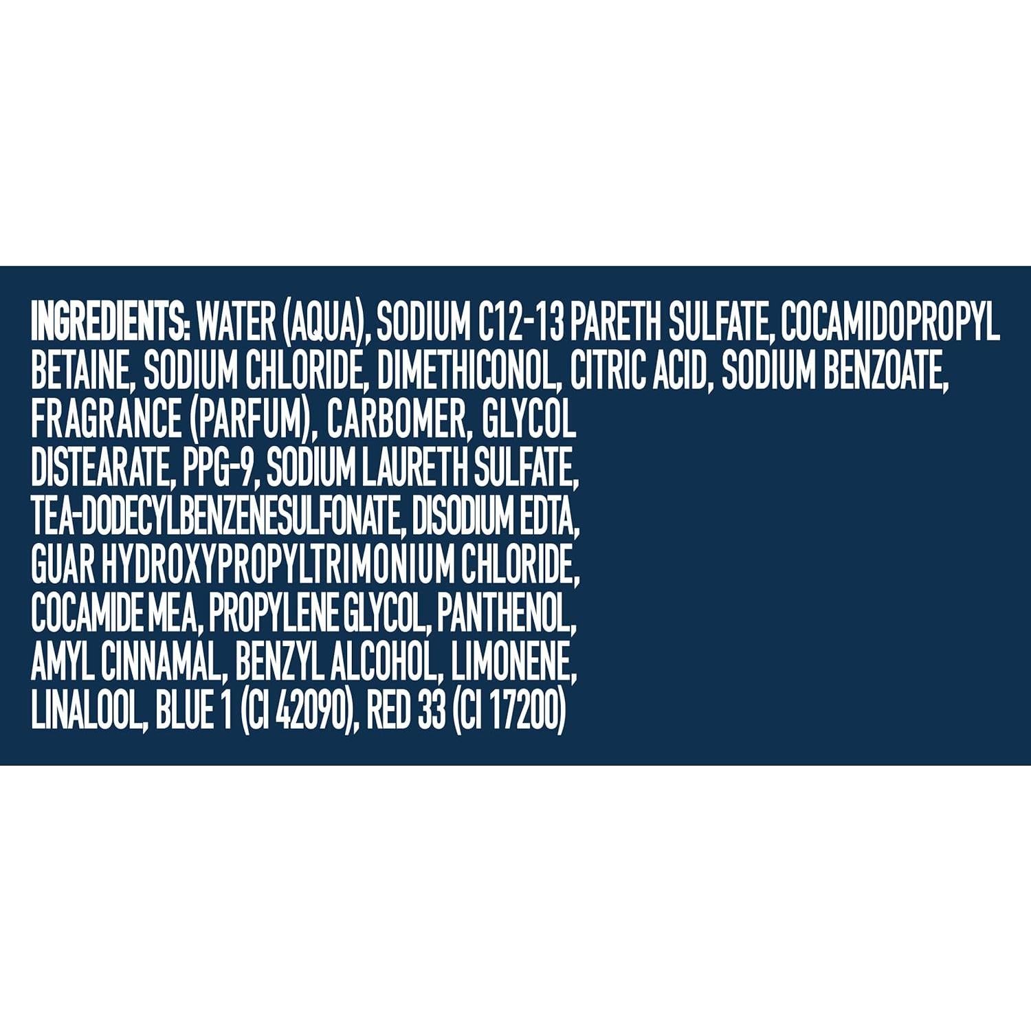 Suave Hombres Champú y Acondicionador 2 en 1 Carga Oceánica 3L