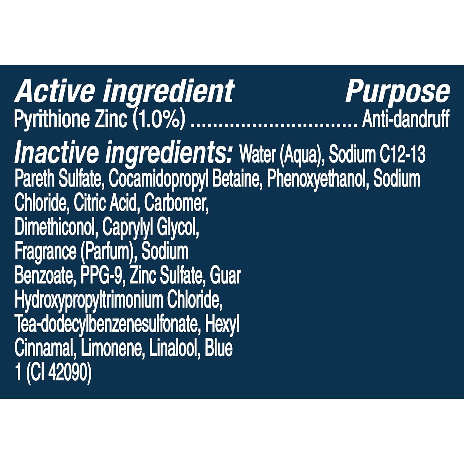 Champú y Acondicionador 2 en 1 Suave Hombres Anticaspa 40 oz