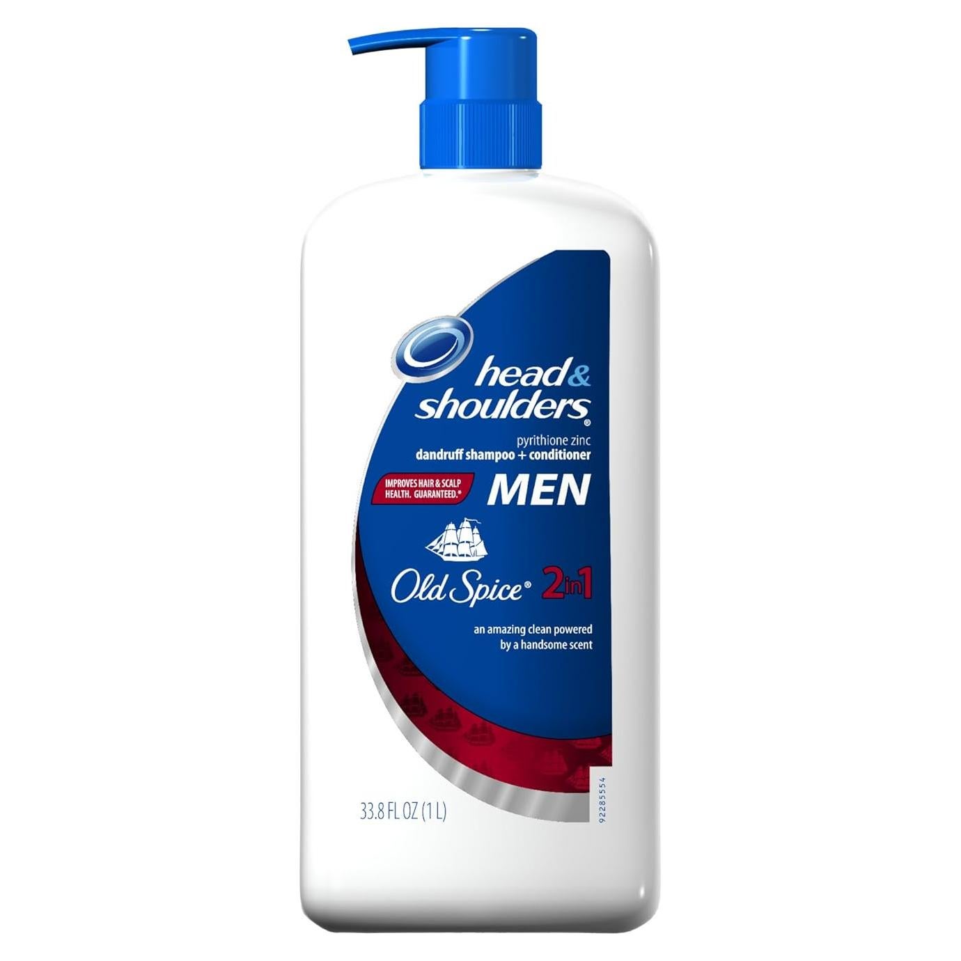 Champú Anticaspa 2-en-1 Head & Shoulders Old Spice 1L
