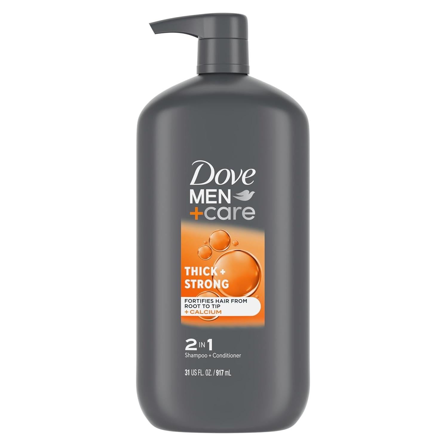 Champú y Acondicionador 2 en 1 Dove Men+Care 0.88 L Fuerte