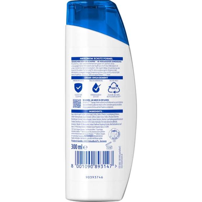 Champú Anticaspa Head & Shoulders 300ml - Fortalece Cabello