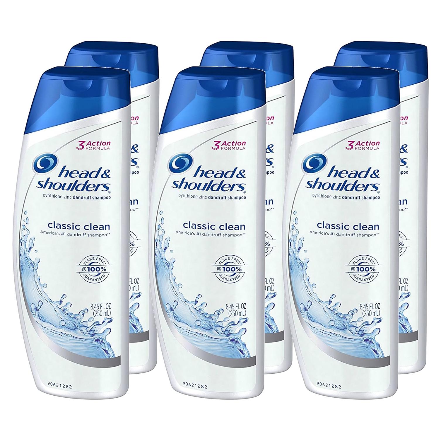 Champú Anticaspa Head and Shoulders Classic Clean 250 ml x6