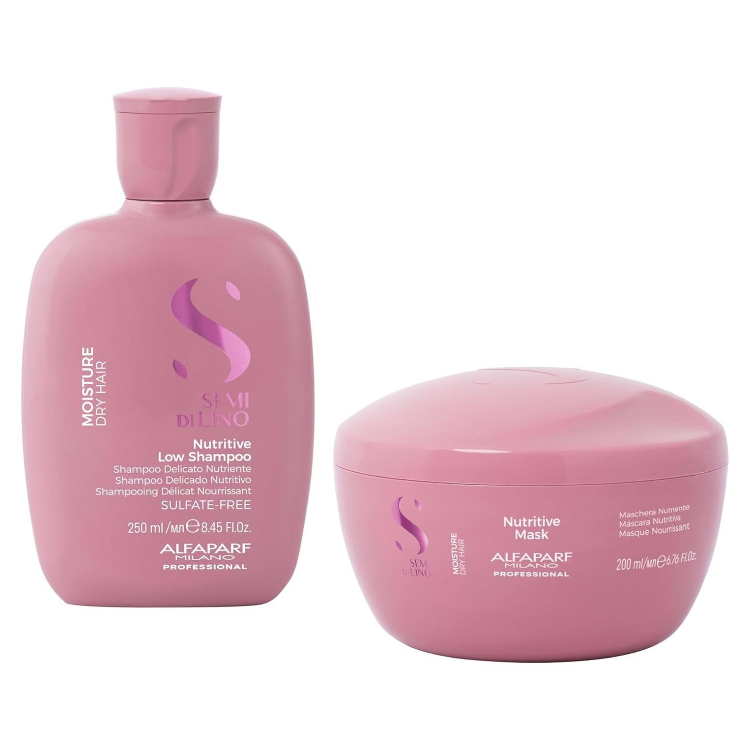 Conjunto Champú y Mascarilla Nutritiva Alfaparf Milano 500ml