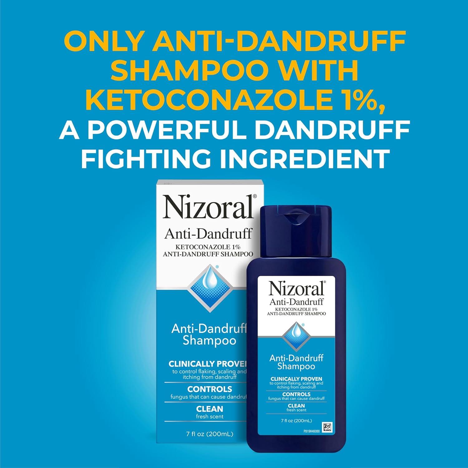 Champú Anticaspa Nizoral 1% Ketoconazol 207 ml Aroma Fresco