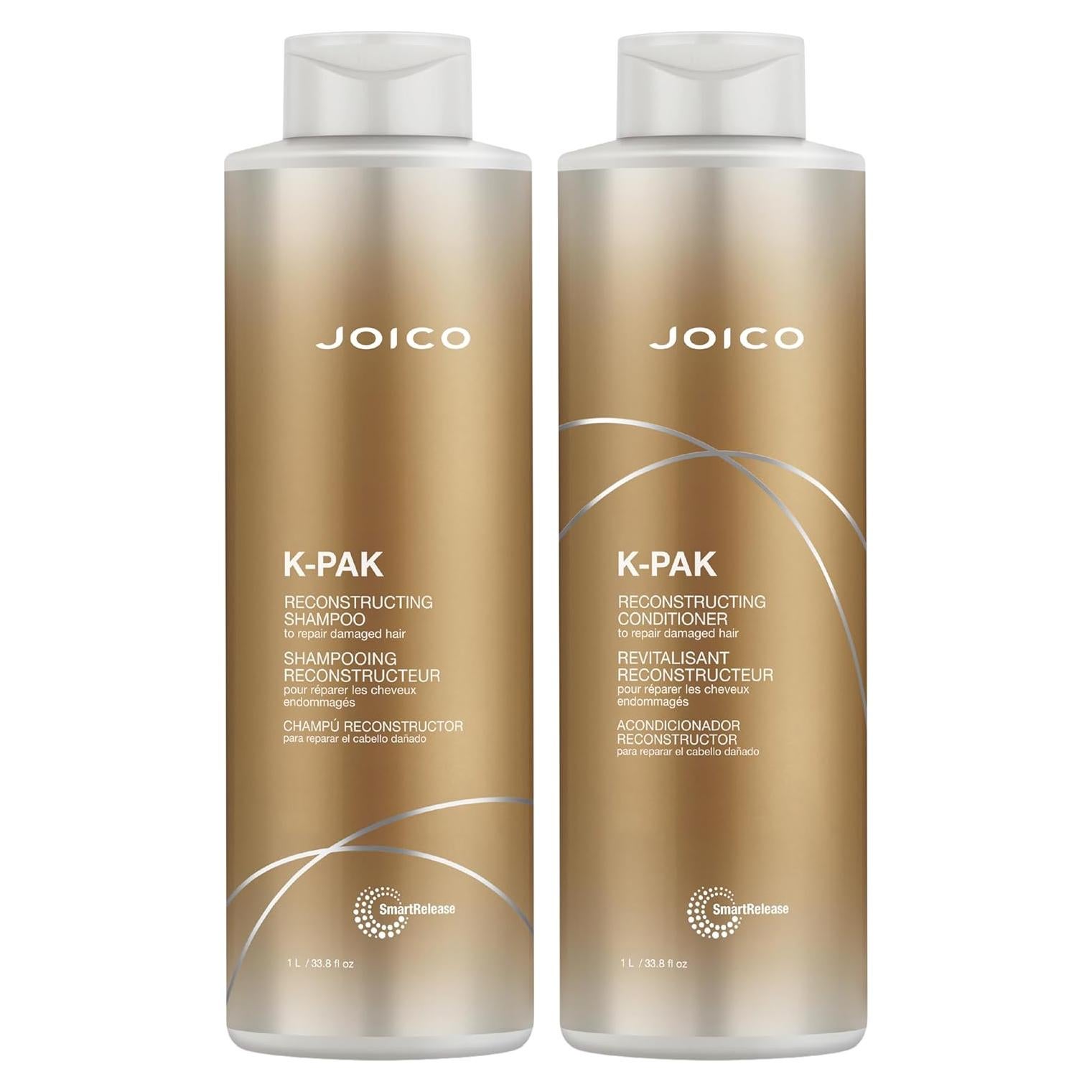 Champú y Acondicionador Joico K-PAK 1000 ml - Reconstrucción Cabello Dañado