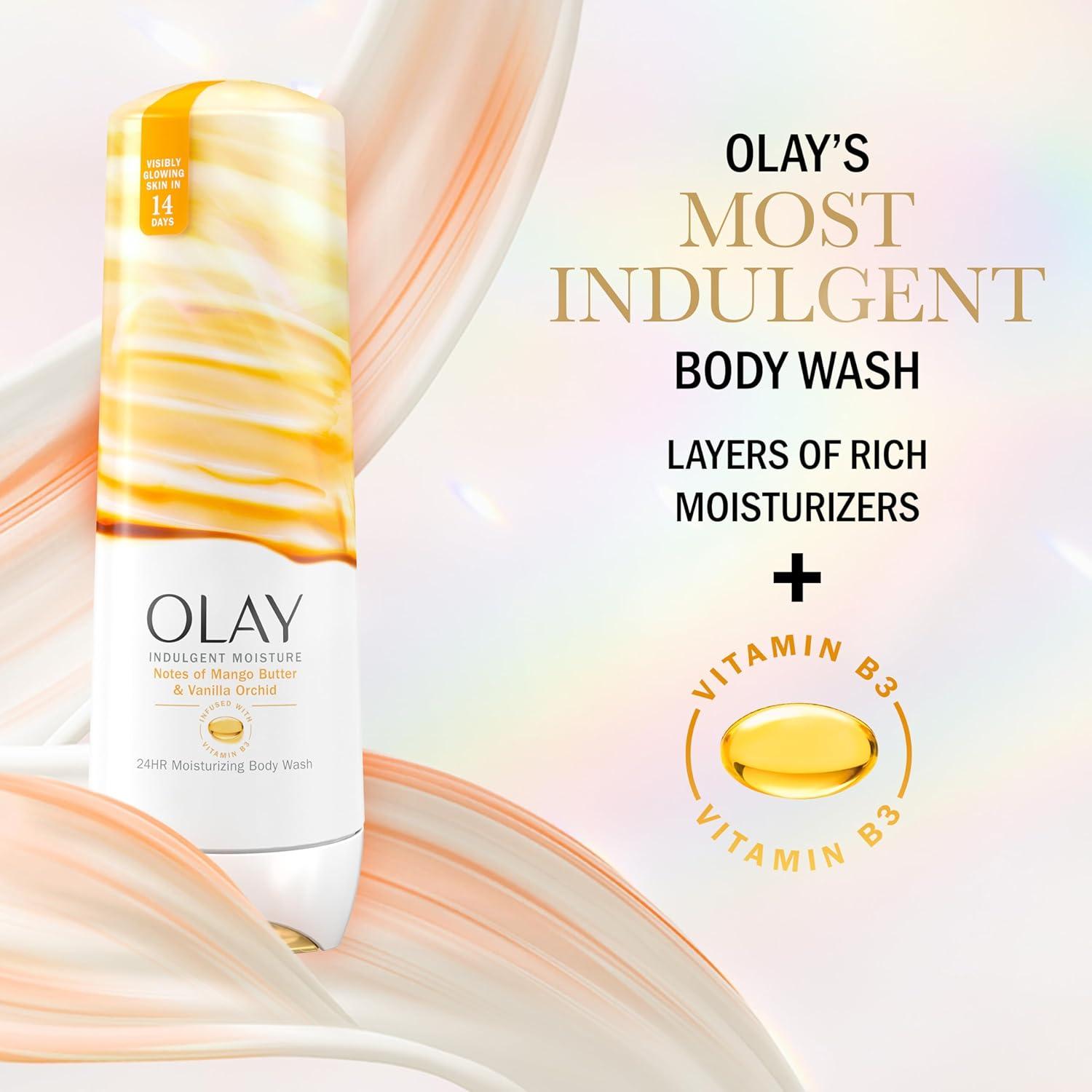 Olay Gel de Ducha Hidratante 591 ml - Manteca de Mango y Vainilla