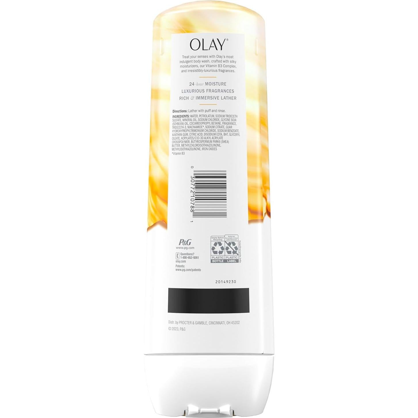 Olay Gel de Ducha Hidratante 591 ml - Manteca de Mango y Vainilla