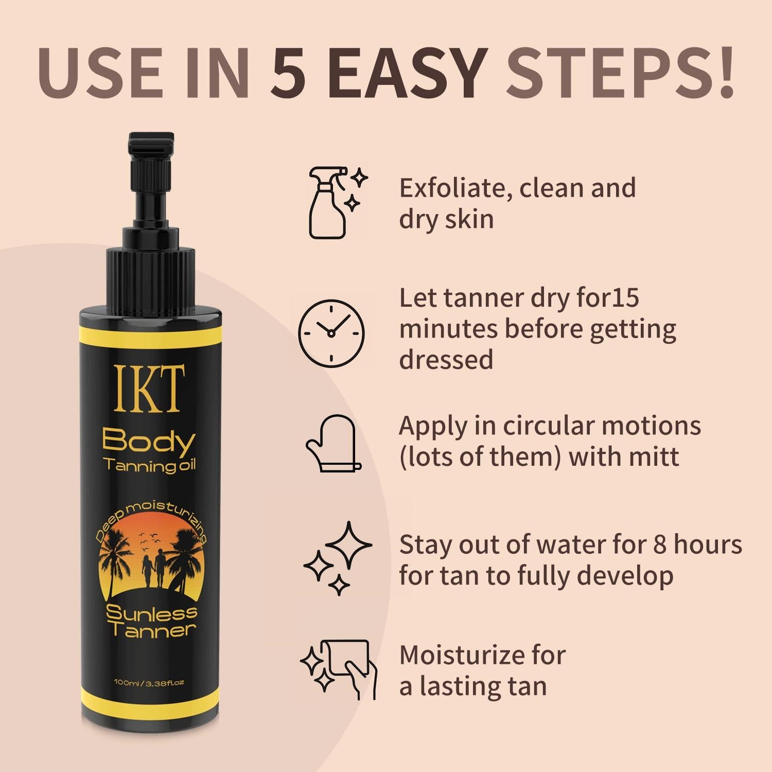 Autobronceador Corporal Shiyalan 158 ml Tono Medio a Oscuro