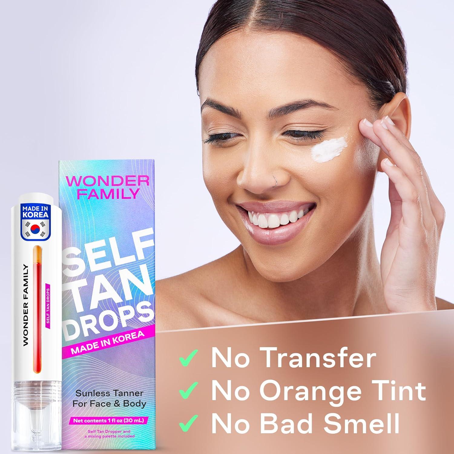 Gotas Autobronceadoras Wonder Family 29.57 ml - Sin Fragancia