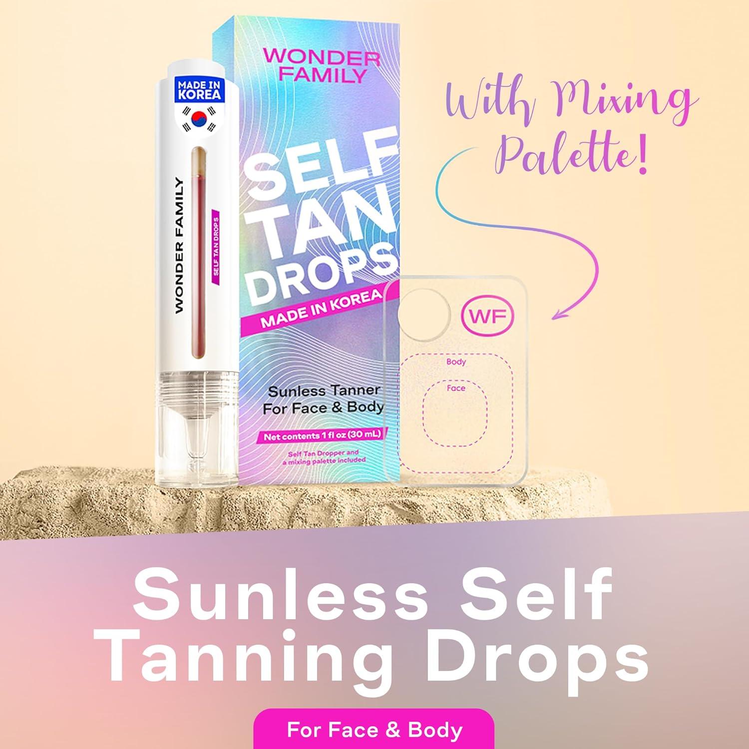 Gotas Autobronceadoras Wonder Family 29.57 ml - Sin Fragancia