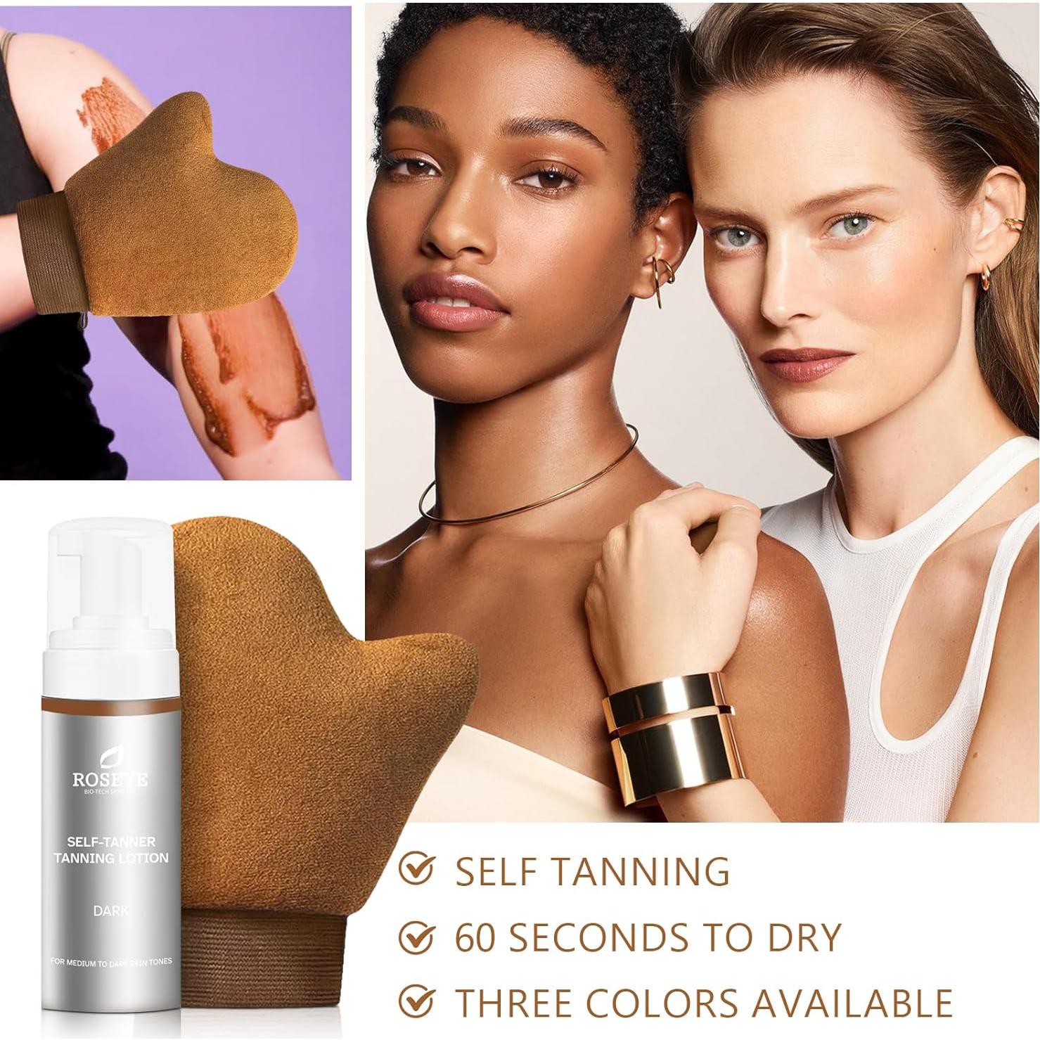 Loción Bronceadora Instantánea KOUFEI 221g - Secado Rápido