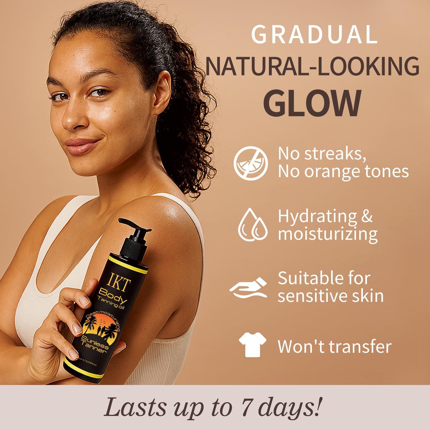 Kit Aceite Bronceador FUNAN 100ml + Mitón Aplicación