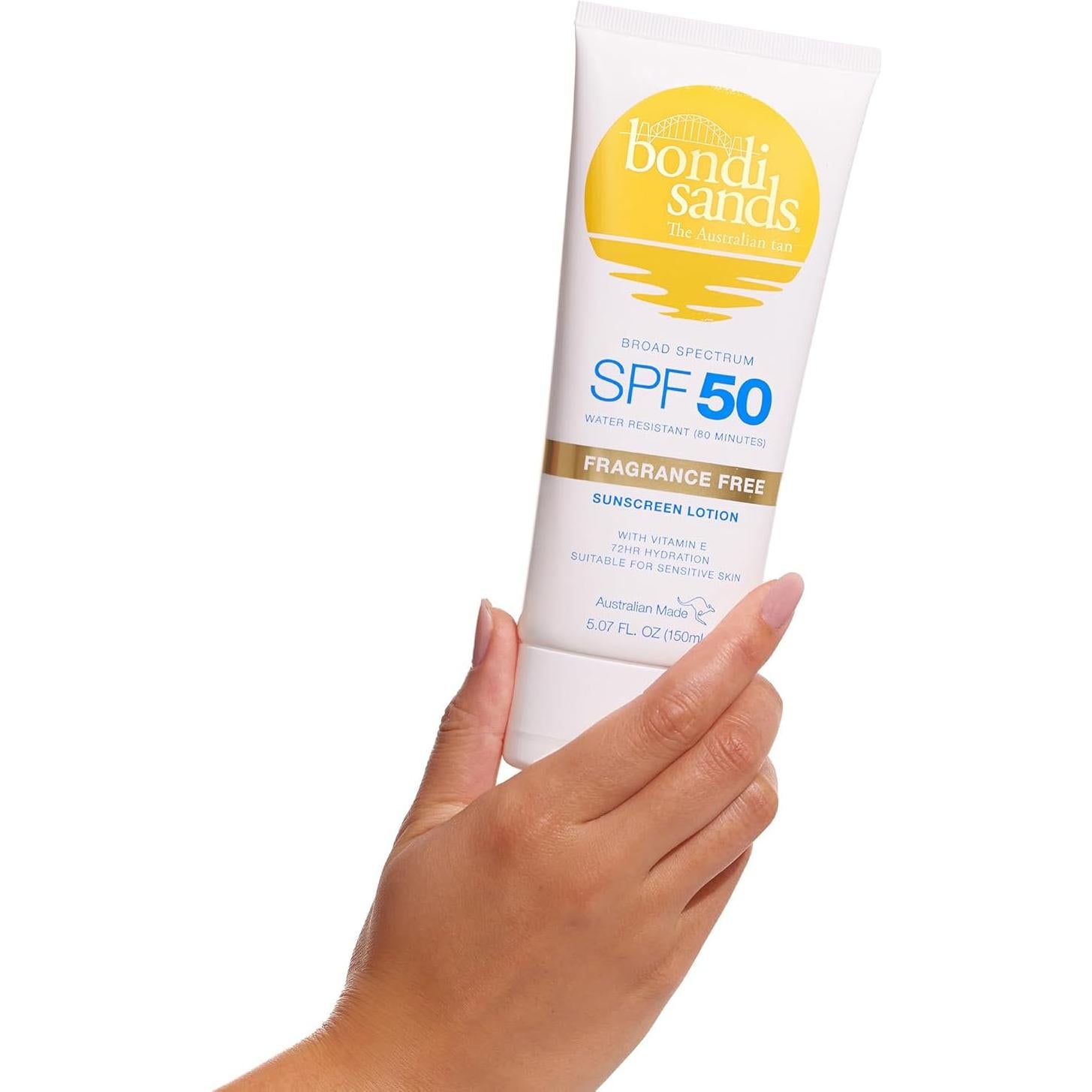 Loción Solar Sin Fragancia Bondi Sands SPF 50 - 150 mL