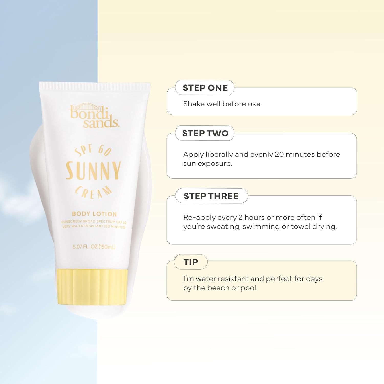 Crema Solar Bondi Sands Sunny SPF 60 150 ml Hidratante