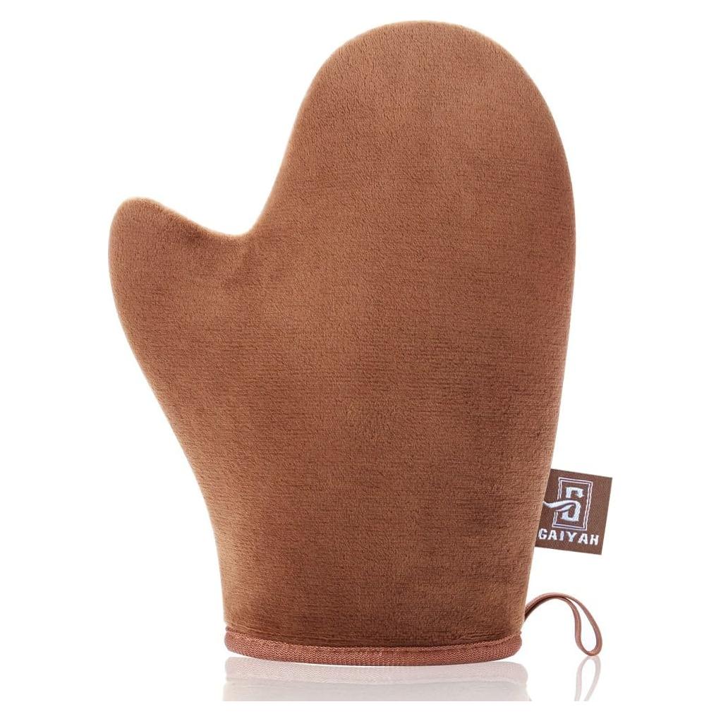Guante de Autobronceador GAIYAH Marrón Ultra Suave 21.2x16.3cm